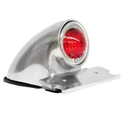 Cycle Standard Sparto Polished Aluminum Tail Light - 12v