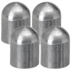 Lowbrow Customs Full Radius Threaded Steel Bungs - 5/16-18 Thread - 4 Pack