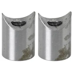 Lowbrow Customs Coped 1 Inch Handlebar Steel Riser Bungs - 2 Pack
