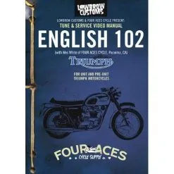 Lowbrow Customs English 102 DVD Classic Triumph Motorcycle Maintenance Video Manual