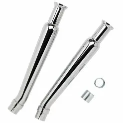 EMGO Cocktail Shaker Mufflers - Upswept - Left And Right Side - For 1-1/2 To 1-3/4 Inch Exhaust Pipes