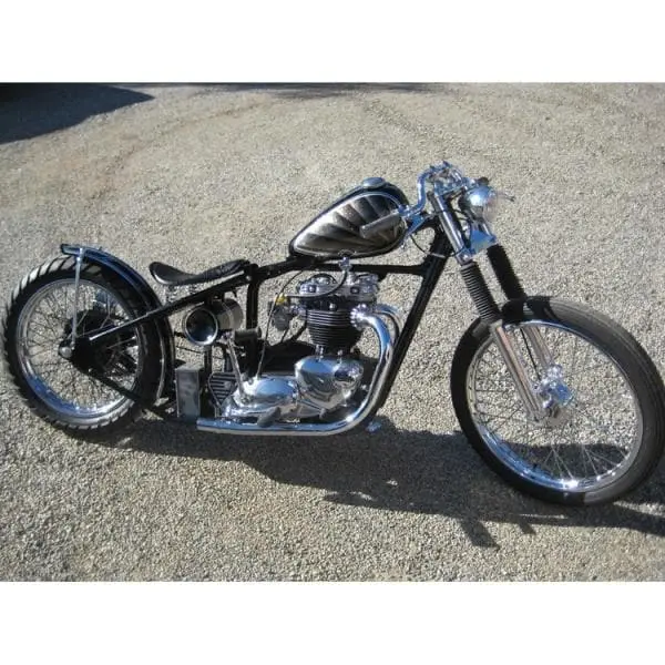 Cycle Standard Axed Chopper Motorcycle Gas Tank 2.2 Gallon - Image 11