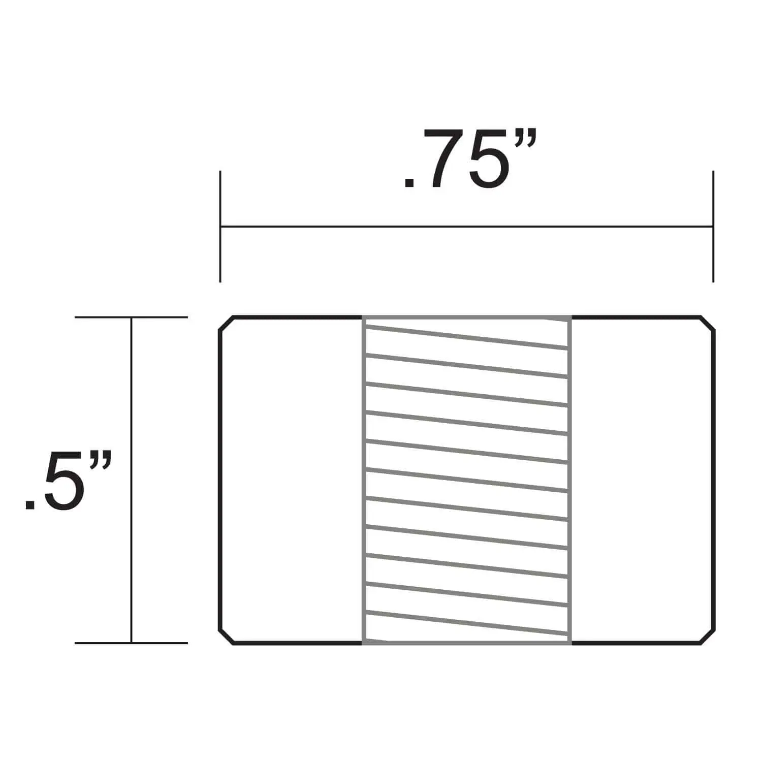 Lowbrow Customs Threaded Steel Bungs 1/2 Inch Long - 5/16-18 Thread - 4 Pack - Image 3