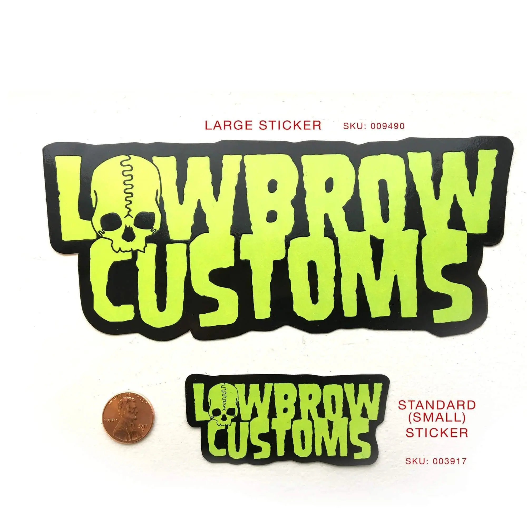 Lowbrow Customs Logo Sticker - Large - Image 3