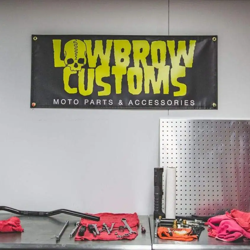 Lowbrow Customs Moto Parts And Accessories Banner - Image 2