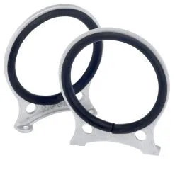 Mooneyes Cast Aluminum MOON Oil Tank Mounting Brackets
