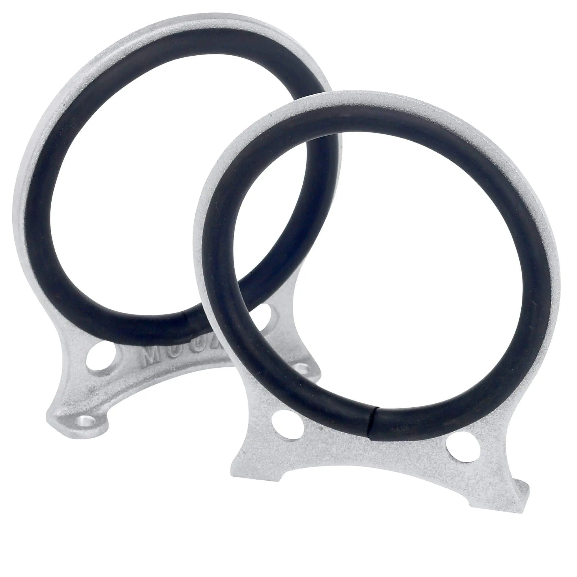 Mooneyes Cast Aluminum MOON Oil Tank Mounting Brackets