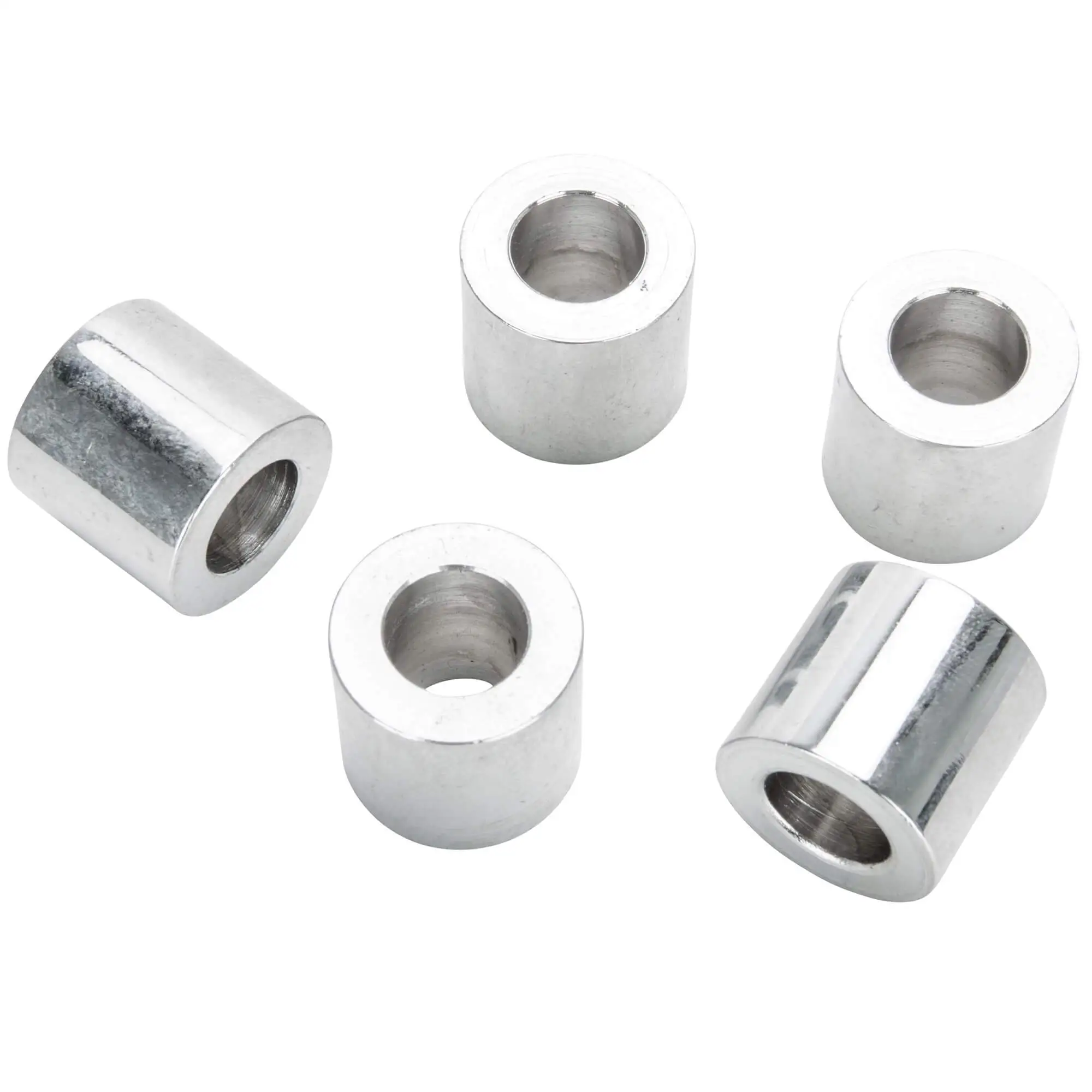 Colony #SPC-037 7/16 ID X 3/4 Length Chrome Steel Universal Spacer 5 Pack